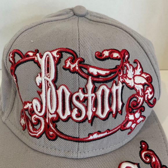 Boston Red Sox New Era 59Fifty Spellout Hat - Picture 2 of 8